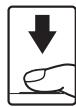 NIKON COOLPIX S560 - Press the shutter-release button the rest of the way down. - 1