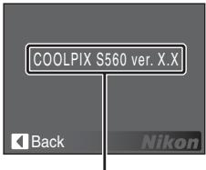 NIKON COOLPIX S560 - VermFirmware Version - 1
