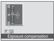 NIKON COOLPIX S560 - Use the multi selector to adjust exposure. - 1