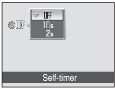 NIKON COOLPIX S560 - Use the multi selector to choose 10s or 2s and press - 1