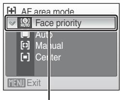NIKON COOLPIX S560 - The MENU Button - 4