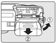 NIKON COOLPIX S560 - Removing the Battery - 1