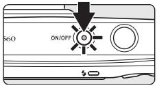 NIKON COOLPIX S560 - Turning On and Off the Camera - 1