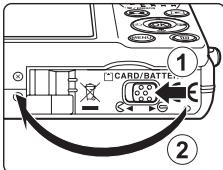 NIKON COOLPIX S570 - Inserting Memory Cards - 1