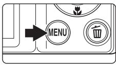 NIKON COOLPIX S570 - When the print selection screen is displayed, press the MENU button. - 1