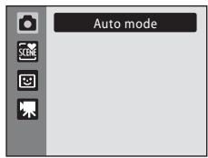 NIKON COOLPIX S570 - Press the multi selector  or  to choose  and press the OK button. - 1