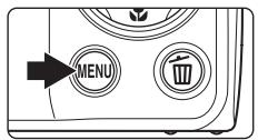 NIKON COOLPIX S570 - Press the MENU button in playback mode. - 1