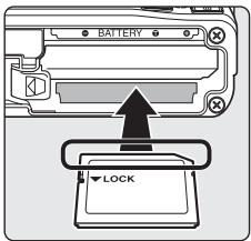 NIKON COOLPIX S600 - Insert the memory card. - 1
