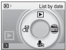 NIKON COOLPIX S600 - Selecting a Date in List by Date Mode - 2