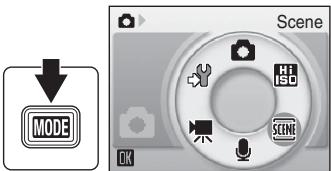 NIKON COOLPIX S600 - Setting the Scene Mode - 1