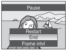 NIKON COOLPIX S600 - Choose End or Restart. - 1