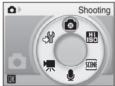 NIKON COOLPIX S600 - Use the rotary multi selector to choose 📄 and press Ⓜ. - 1