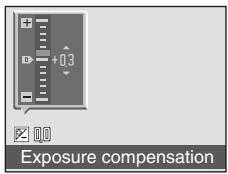 NIKON COOLPIX S600 - Use the rotary multi selector to adjust exposure. - 1