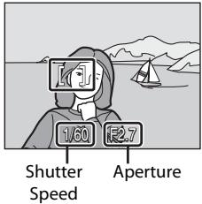 NIKON COOLPIX S600 - Press the shutter-release button halfway. - 3