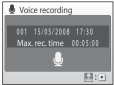 NIKON COOLPIX S600 - Making Voice Recordings - 3