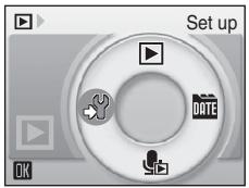 NIKON COOLPIX S600 - Displaying the Setup Menu - 1