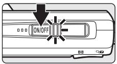 NIKON COOLPIX S600 - Turning On and Off the Camera - 1