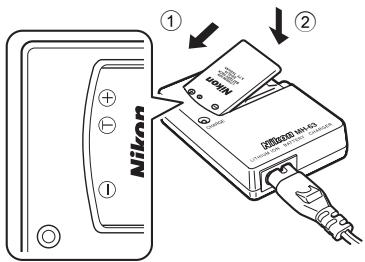 NIKON COOLPIX S600 - Charge the battery. - 1