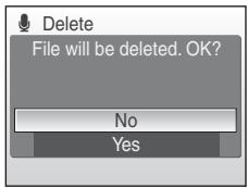 NIKON COOLPIX S600 - Deleting Sound Files - 1