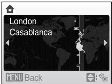 London Casablanca MENU Back