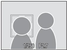 NIKON COOLPIX S610C - Press the shutter-release button halfway. - 1