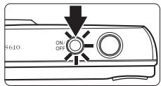 NIKON COOLPIX S610C - Turning On and Off the Camera - 1