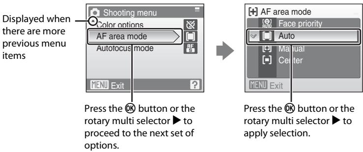 NIKON COOLPIX S610C - The MENU Button - 2