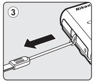 NIKON COOLPIX S610C - Attaching the Camera Strap - 3