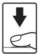 NIKON COOLPIX S610C - Press the shutter-release button the rest of the way down. - 1