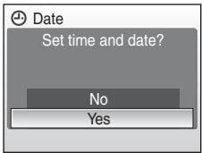 NIKON COOLPIX S610C - Choose Yes and press the Ⓞ button. - 1
