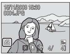 NIKON COOLPIX S610C - Choose whether or not to also print shooting date and photo information. - 2