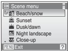 NIKON COOLPIX S610C - Setting the Scene Mode - 4