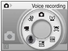 NIKON COOLPIX S610C - Making Voice Recordings - 2