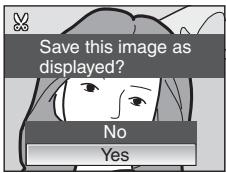 Save this image as displayed? No Yes