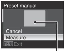 Preset manual Cancel Measure MENU Exit
