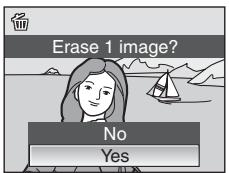 Erase 1 image? No Yes