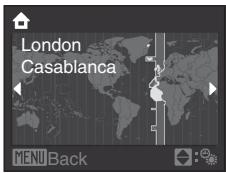 London Casablanca MENU Back