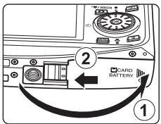 CARD BATTERY ① ②