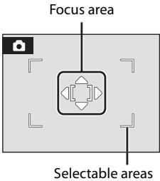 Focus area Selectable areas