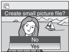 Create small picture file? No Yes