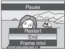 Pause Restart End Frame intvl