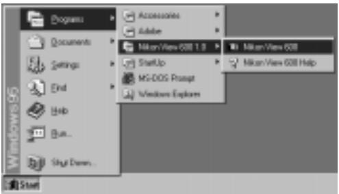 NIKON COOLPIX 600 - Running the Application - 1