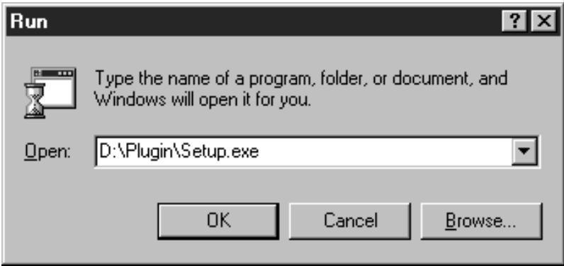 NIKON COOLPIX 600 - 4Type in "D:\Plugin\Setup.exe" and click "OK". - 1