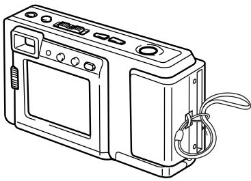 NIKON COOLPIX 600 - Attaching the Hand Strap/Soft Carrying Case - 1