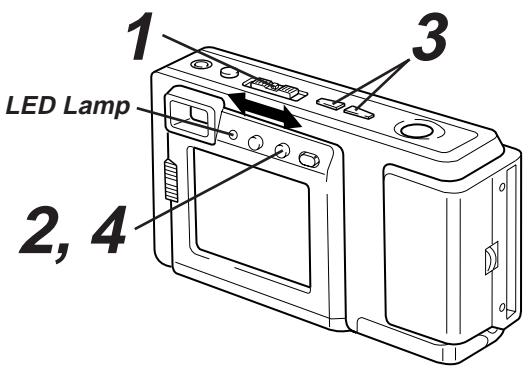 NIKON COOLPIX 600 - Adjusting LCD Viewfinder Brightness - 1