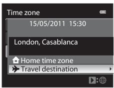 Time zone 15/05/2011 15:30 London, Casablanca Home time zone Travel destination