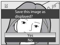 Save this image as displayed? Yes No