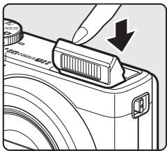 NIKON COOLPIX P300 - Lowering the Flash - 1