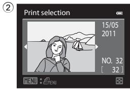 ② Print selection 15/05 2011 NO. 32 [ 32 ] MENU