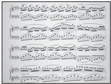Sheet music with multiple musical notation and dynamics, featuring Chinese lyrics and musical notations